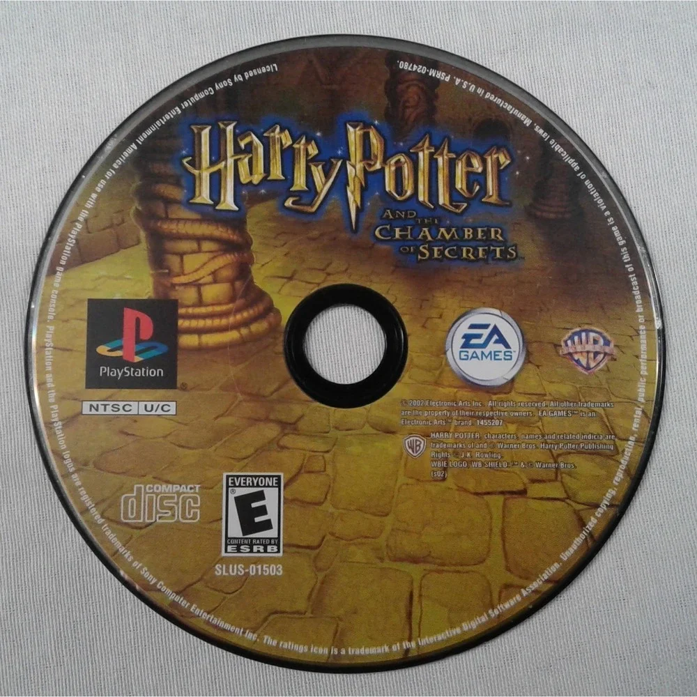 Harry Potter and the Chamber of Secrets - Sony Playstation 1 (PS1) Video Game
